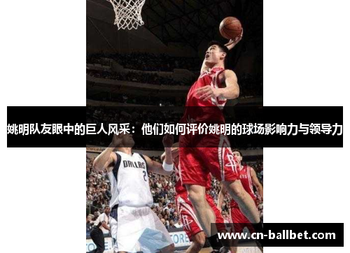 姚明队友眼中的巨人风采：他们如何评价姚明的球场影响力与领导力